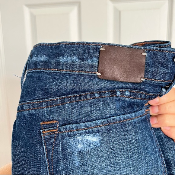 Banana Republic | Deconstructed Denim Jean Skirt - Picture 5 of 6